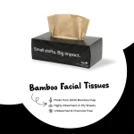 Circulr Bamboo Facial Tissues - Black on itshemp.in