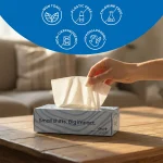 Circulr Bamboo Facial Tissues - Blue on itshemp.in