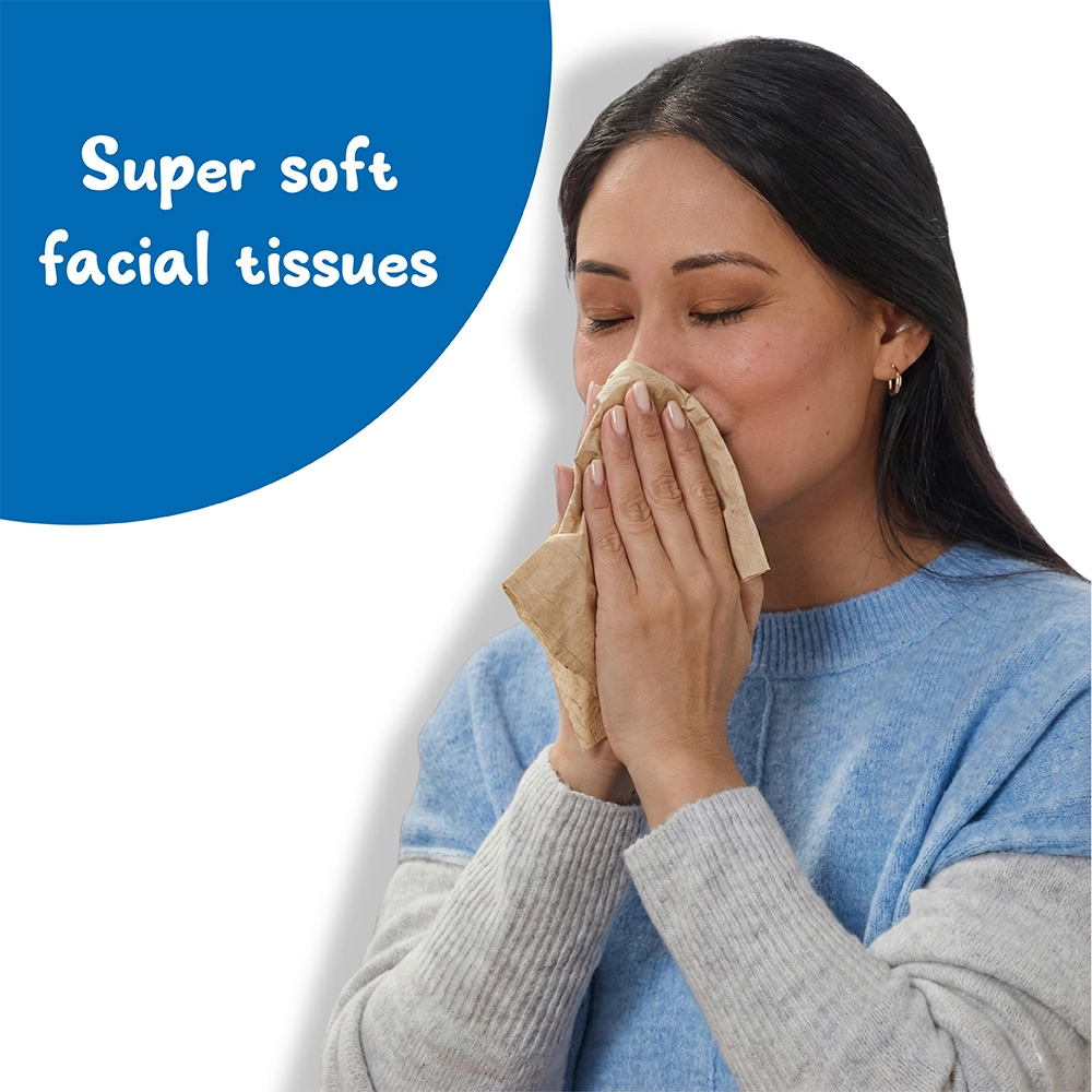 Circulr Bamboo Facial Tissues - Blue on itshemp.in