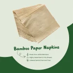 Circulr Bamboo Paper Napkins on itshemp.in