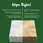 Circulr Bamboo Paper Napkins on itshemp.in