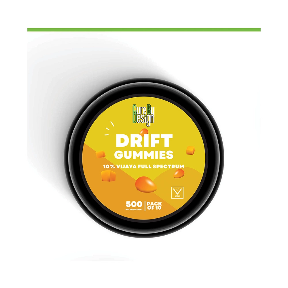 Cure By Design Drift Gummies, CBD:THC-1:6, (Pack of 10 - Pack of 30) - Image 4