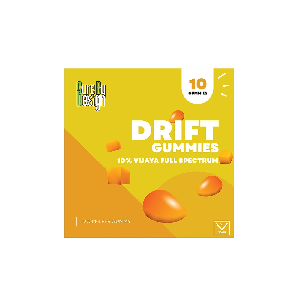 Cure By Design Drift Gummies, CBD:THC-1:6, (Pack of 10 - Pack of 30) - Image 2