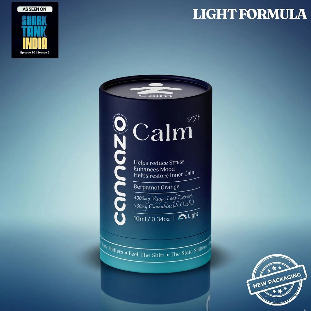 CannazoIndia Calm Drops for Stress, 10 ml - Image 2