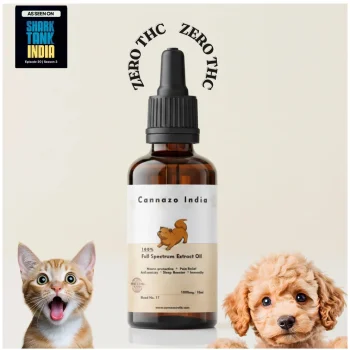 CannazoIndia Cannazo India Pet CBD Oil, 10 ml