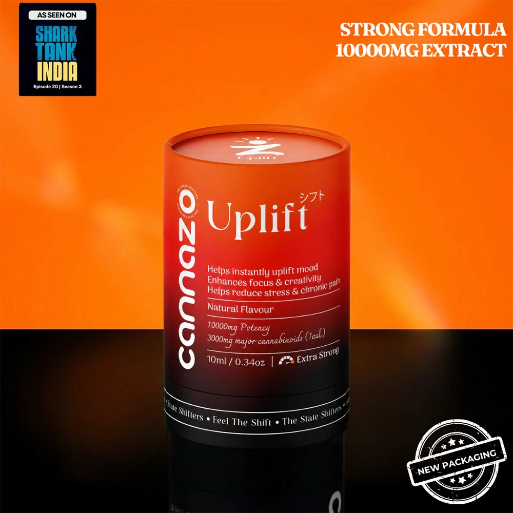 CannazoIndia Uplift Drops, Extra Strong Oil for Depression, (3ml-10ml) - Image 2