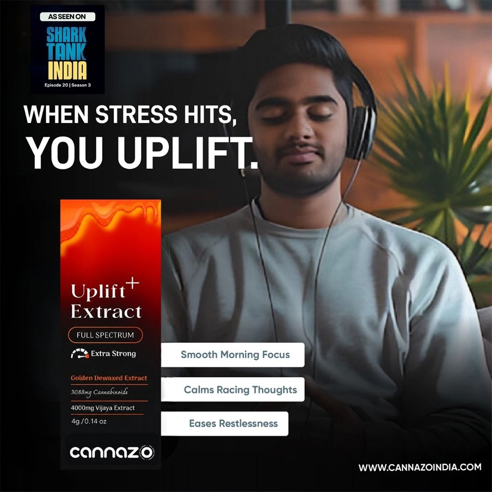 CannazoIndia Uplift Plus, Strong Full-Spectrum - Image 2