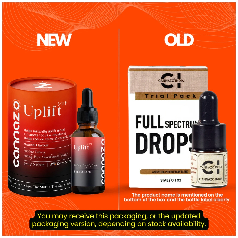 CannazoIndia Mood Elevating Kit, Uplift Drop + Tropical Raw Mango - Image 3