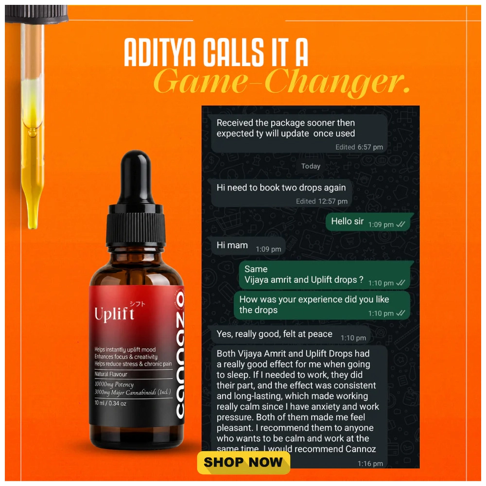 CannazoIndia Mood Elevating Kit, Uplift Drop + Tropical Raw Mango - Image 5