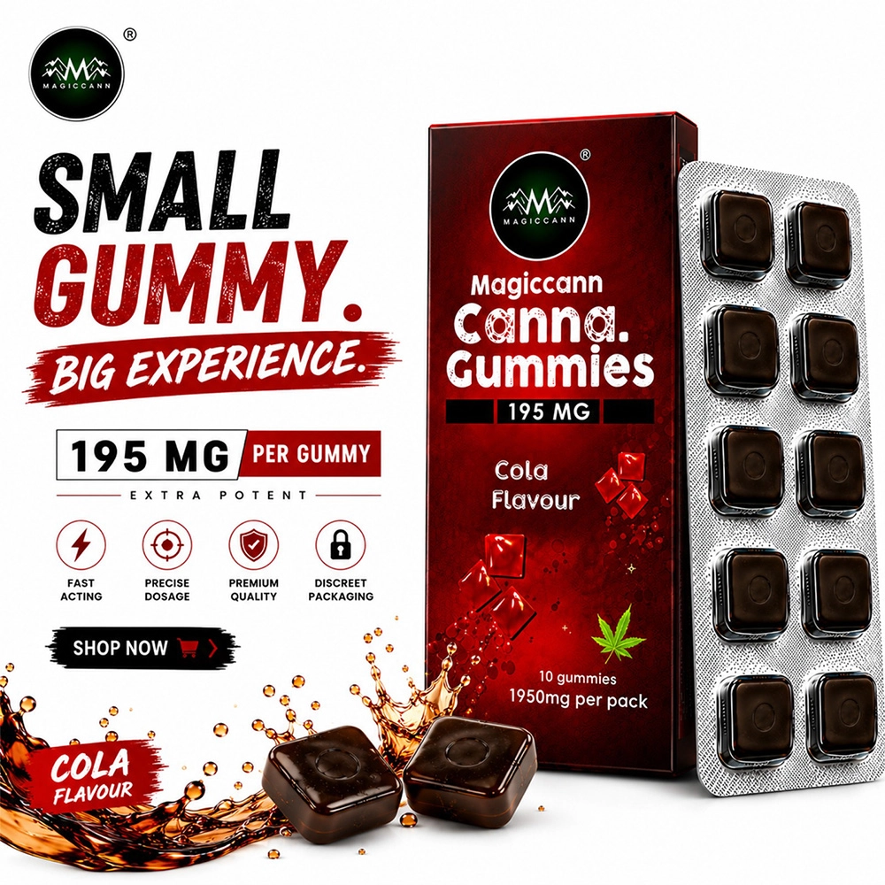 Magiccann Canna Gummies, Extra Strong: 1950Mg Cola flavour 7.25% - Image 2