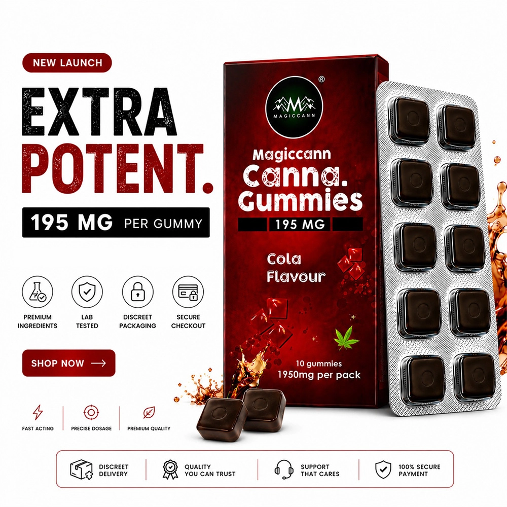 Magiccann Canna Gummies, Extra Strong: 1950Mg Cola flavour 7.25% - Image 3
