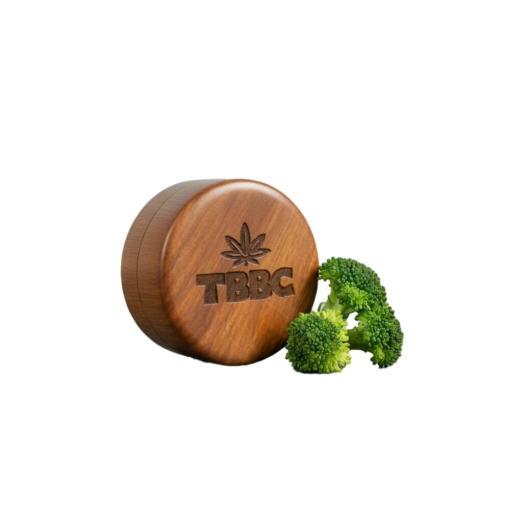 TB189026 TBBC 56mm Wood Grinder, TBBC Signature — Smooth Grind, Ritual Vibes - Image 1