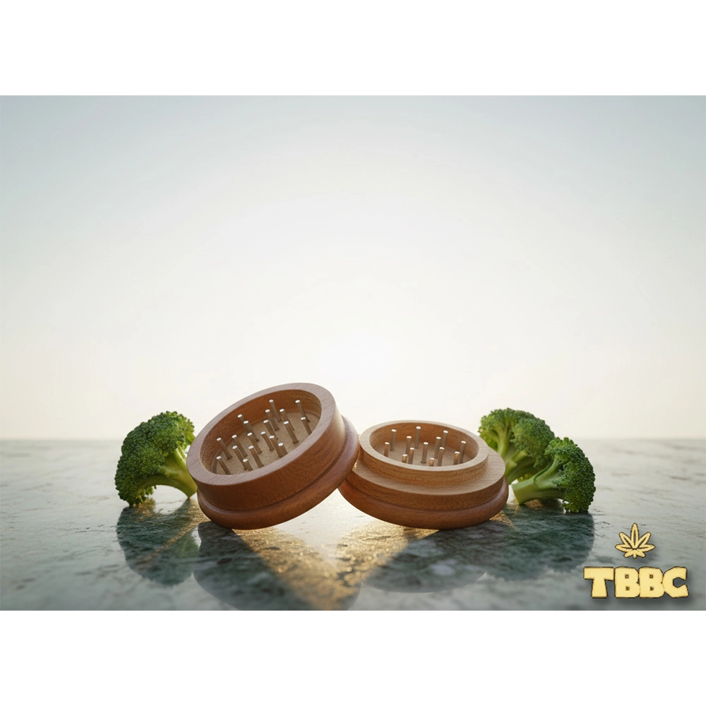 TBBC 56mm Wood Grinder, TBBC Signature — Smooth Grind, Ritual Vibes - Image 3