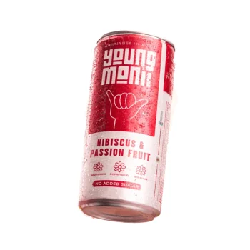 Young Monk - Hibiscus & Passion Fruit Flavour, Zero Added Sugar CALMNESS Drink, (Pack Of 4)