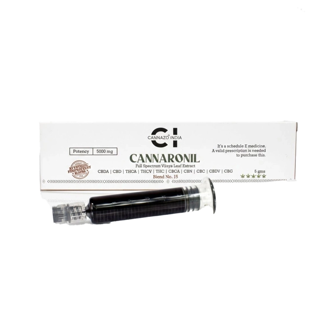 CannazoIndia Cannaronil - RSO (Rick Simpson Oil) - 5gm - Image 1